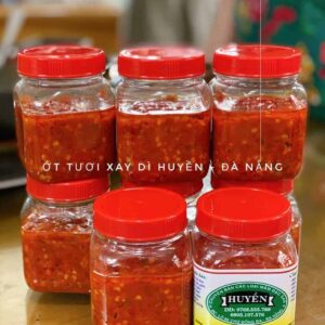 Ớt xay dì Huyền (ớt tươi xay) – Chợ Đống Đa Đà Nẵng