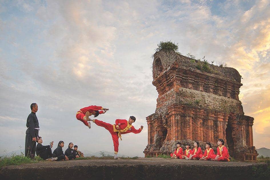 Nói đến Bình Định, không thể không nhắc đến tháp chăm và võ thuật