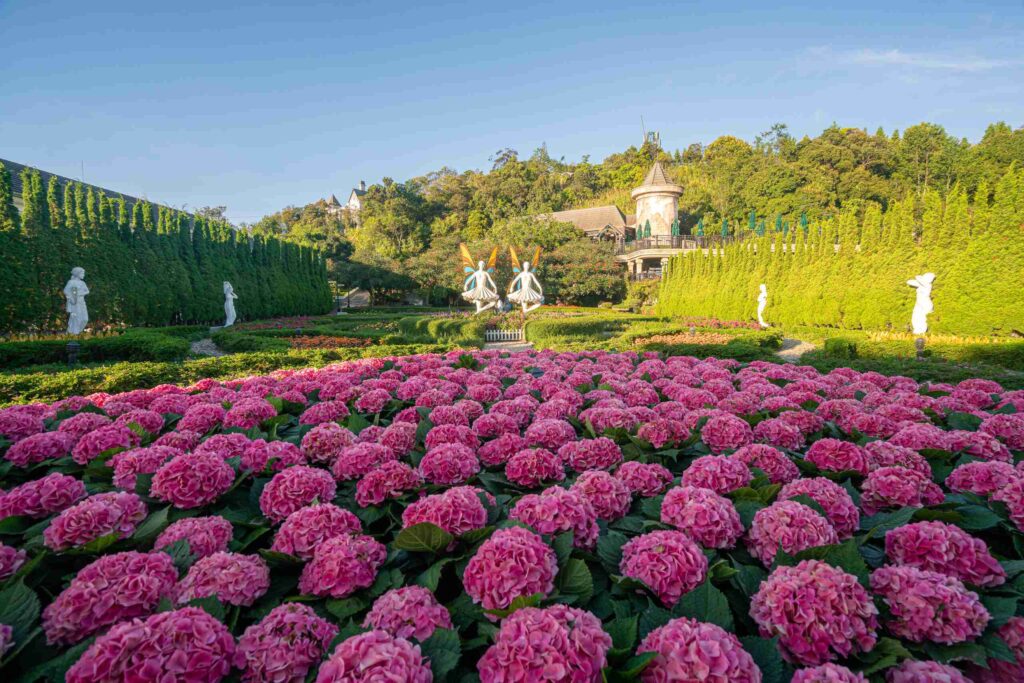 vườn hoa Le Jardin D'amour tại Bà Nà Hill