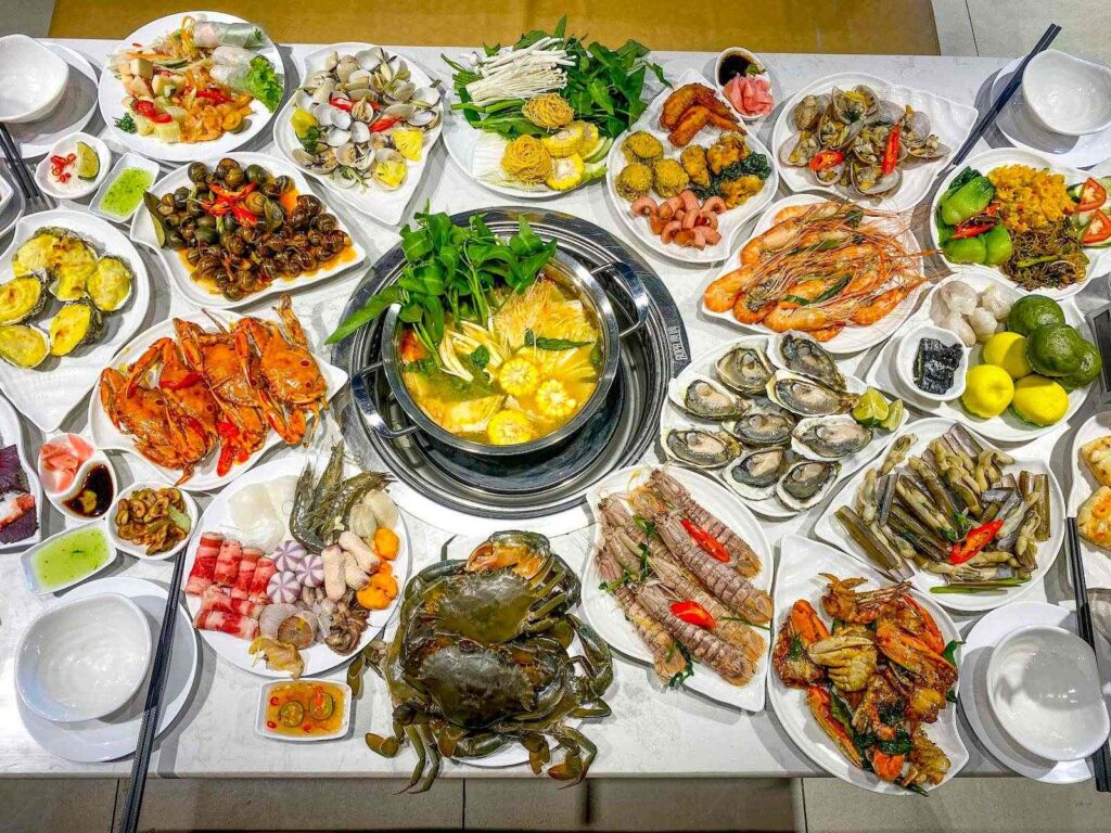 Buffet hải sản Hun Khói