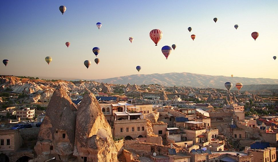 Thổ Nhĩ Kỳ đất nước có biểu tượng khinh khí cầu và những công trình cổ đại