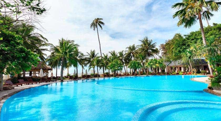 Khu resort Hoàng Ngọc Mũi Né cạnh biển với đầy đủ dịch vụ tiện ích