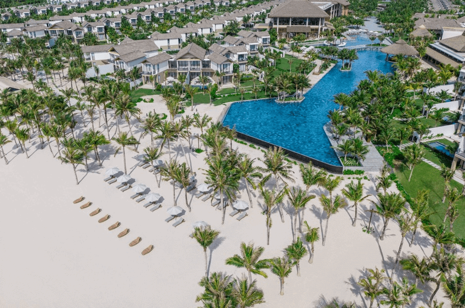 Khu nghỉ dưỡng New World Phu Quoc Resort mới khai trương của Sun Group. Ảnh: Sun Group